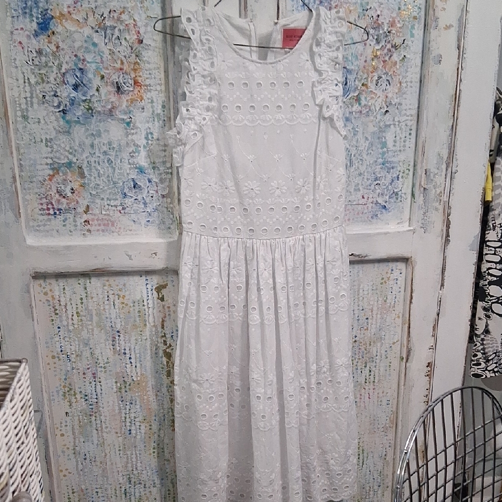 KATE SPADE EYELET DRESS - Picture 1 of 14